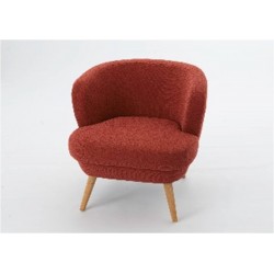 Fauteuil Dagmard Brique...