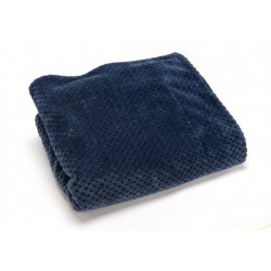 Plaid Damier Marine 130X170