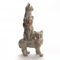Totem 3 Chats Mignons H30