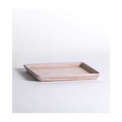 Soucoupe CARRE 17X17 Terre...
