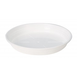 Soucoupe plastique blanc ø26