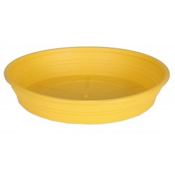 Soucoupe plastique jaune ø40