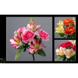 piquet de rose lys 6 tiges H31