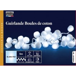 Guirlande Boules De Coton...