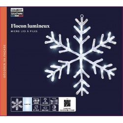 Flocon Lumineux Led À Pile...