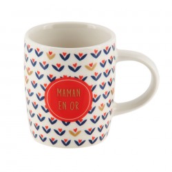 Tasse A Cafe Maman En Or...