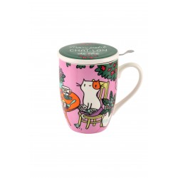 Tisanière+Filtre Chat-Lon...