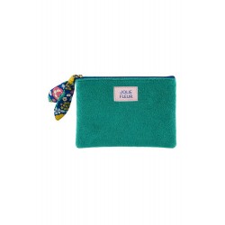 Trousse Rétro Flower Vert...