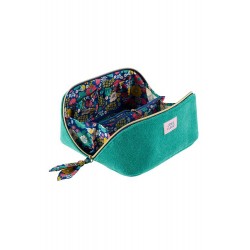 Trousse Rétro Flower Vert...