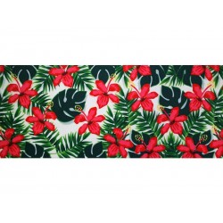Tapis Boston Hibiscus Rouge...