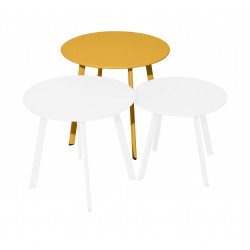Massaï Table Basse Miel Ø50...