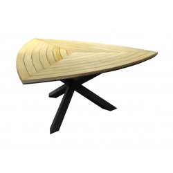 Ferrone Table Graphite/Teck...