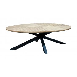 Ferrone Table Graphite/Teck...