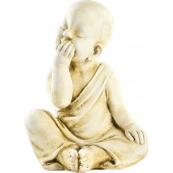Moine enfant assis h 32 cm...