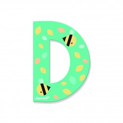 Lettre Pure D Multicolore -...