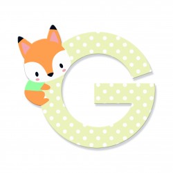 Lettre Pure G Multicolore -...