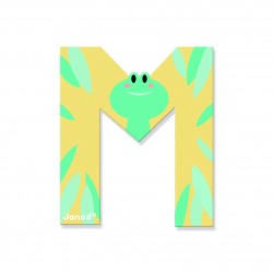 Lettre Pure M Multicolore -...