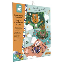 6 Cartes Pop-Up Animaux A...