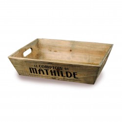 Panier Bois Rectangle Cdm...