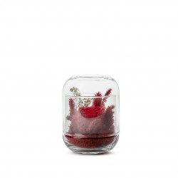 VERRINE feuillages + Rose...