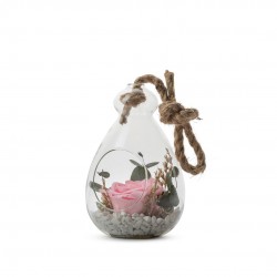 VERRINE feuillages + Rose...