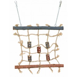 Mur d'escalade en corde...