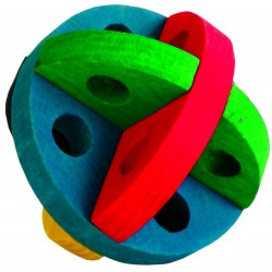 Balle jeu et snack en bois...