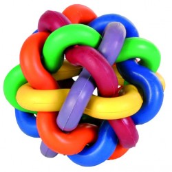 Balle nouee caoutchouc...