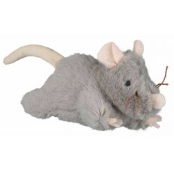 Souris peluche avec son 15cm