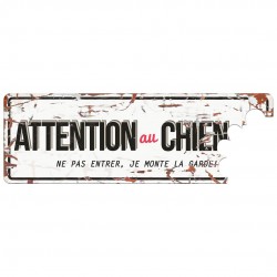 PANNEAU CHIEN BEWARE OF THE...