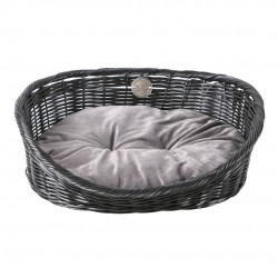 PANIER RUSTIC RATTAN AVEC...