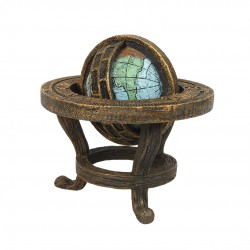 Deco Steampunk globe 8.2x7.8