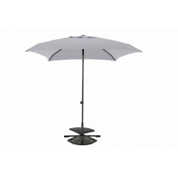 Parasol Push Up 2X2M Gris-MWH