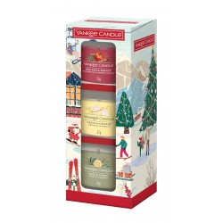Coffret 3 Votives En Verre...