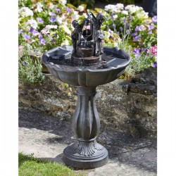 Fontaine solaire seau d'eau