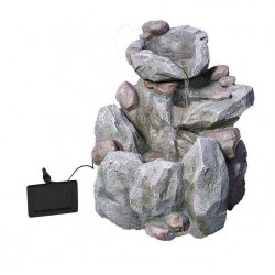 Cascade solaire rocher