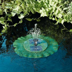 Fontaine solaire nénuphar...