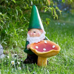 Nain de jardin champignon