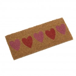 Paillasson cœurs 23X53CM