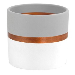 Cache-Pot Bicolo Blanc En...