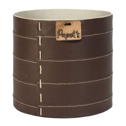 Cache-Pot Cyl. Papots Cuir...