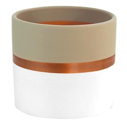 Cache-Pot Bicolo Taupe En...