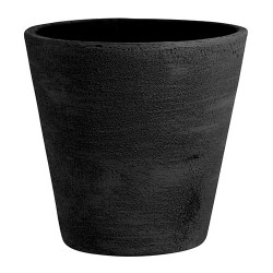 Cache-Pot Conique Gaia Noir...