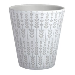 Pot Orchidée Rita Blanc En...