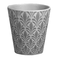 Pot Orchidée Rita Gris En...