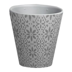 Pot Orchidée Rita Gris En...