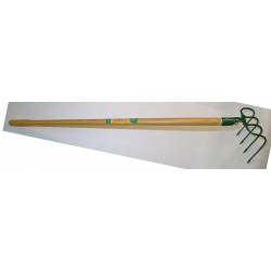 Croc forgé  4 dents  130 cm