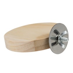 Plate-forme en bois en O brun