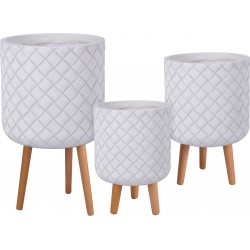 Pot cylindre avec pieds...