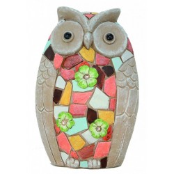 Hibou avec mosaïque MOS...
